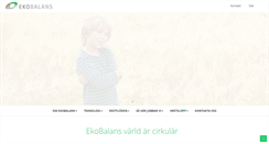 Desktop Screenshot of ekobalans.se