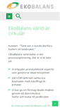 Mobile Screenshot of ekobalans.se