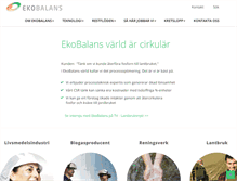 Tablet Screenshot of ekobalans.se